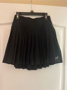bcg Black Pleated Mini Skirt